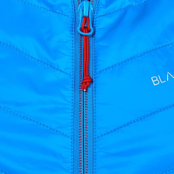 Чоловіча гібридна жилетка Black Crevice: спортивна, тепла та дихаюча, з коміром-стійкою (M, блакитний/червоний)