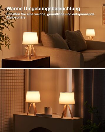 LED-лампа Egobasic настільна бездротова з пультом, таймером, регулюванням яскравості, акумулятором, змінним кольором, для спальні, кухні, вітальні (тринога з харчової смоли)