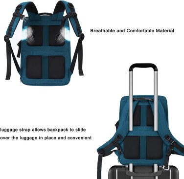 MOSISO Рюкзак для камери 17.3 дюйма, DSLR/SLR/беззеркальна камера, великий для чоловіків/жінок, з відділенням для ноутбука, тримачем для штатива та дощовиком, сумісний з Canon/Nikon/Fuji, блакитний