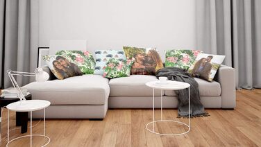 Персоналізована фотоподушка з вашим фото та текстом, 80x40 см, подарунок на річницю, день народження, Валентинів день, з наповненням, повнокольоровий друк