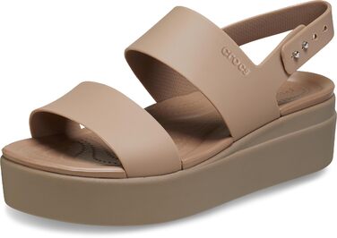 Crocs Brooklyn Wedge Sandal Latte Mushroom 38/39 EU - Стильні босоніжки на танкетці