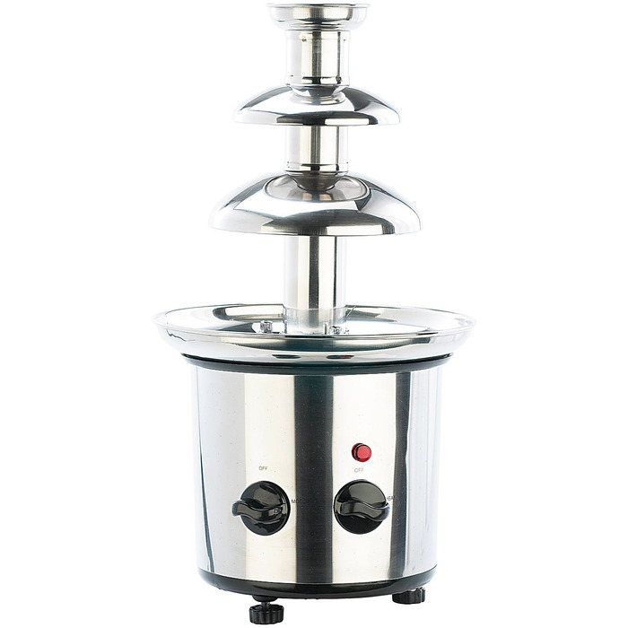 Шоколадний фонтан Rosenstein & Söhne з нержавіючої сталі, 250 Вт