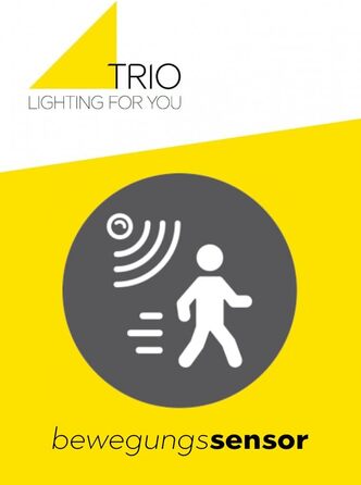 Настінний світильник Trio Leuchten Sambesi з датчиком руху, алюмінієвий корпус, акрил, без лампочки (Антрацит)