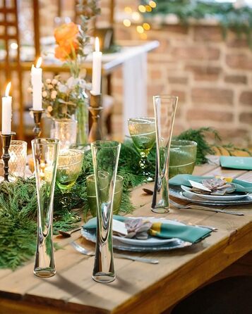 Набір з 2 склянок для шампанського 145 мл, склянки з кришталю, для шампанського, просекко, лікеру, ручної роботи, прозорі