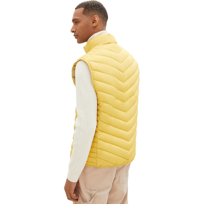 Жилет чоловічий TOM TAILOR, XL, жовтий Primerose (11657)