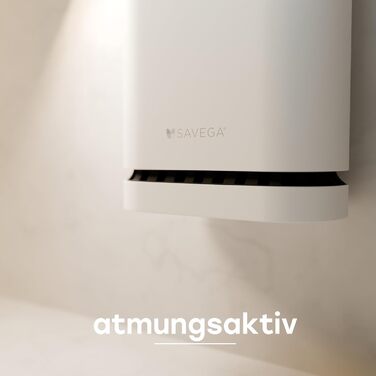 Силіконова щітка для унітазу SAVEGA з кришкою, чорна – плоска та гнучка – настінна без свердління – антибактеріальна комплексна щітка для унітазу (біла)