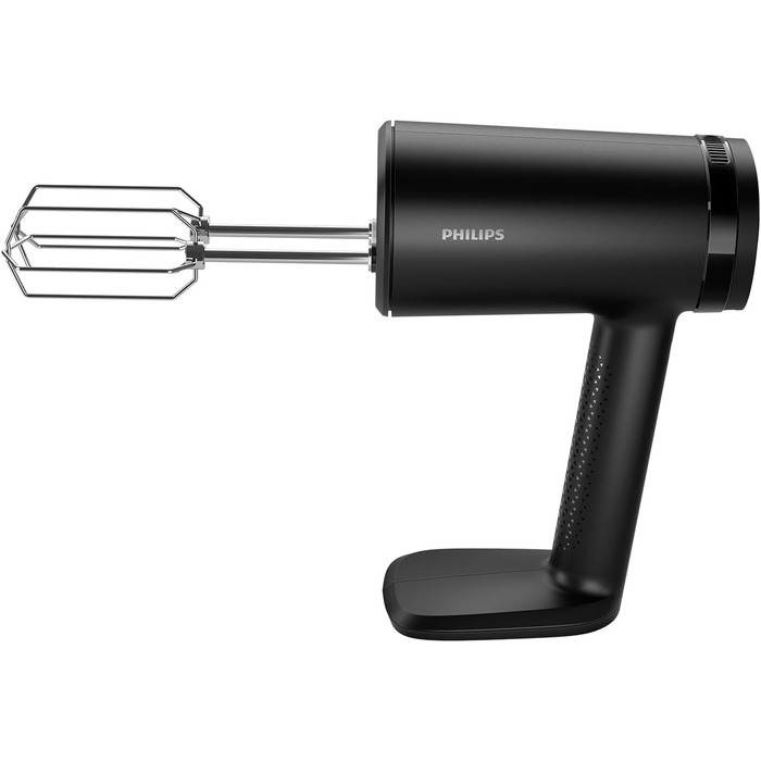Philips Handmixer 5000 Series, 3-in-1 Hand Mixer, Powerful Motor (500 W), Smart Storage Cup, 5 Speed Settings, Anti-Splash Guard, Black (HR3781/20) 3-in-1 Hand Mixer, Immersion Blender, Chopper
