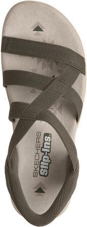 Сандалі жіночі Skechers Reggae Slim Stretch Flex Slip-Ins Olive Knit Gore (38 EU) - Зручні та стильні
