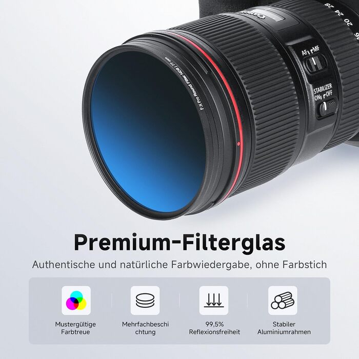 Набір фільтрів Rollei F:X Pro ND (ND8, ND64, ND1000) для об'єктивів 55 мм - 3 шт.