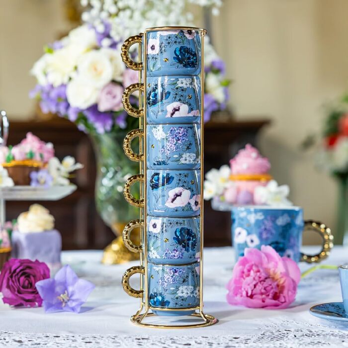 Набір келихів Bialetti Bridgerton, 6 шт., порцеляна, 60 мл