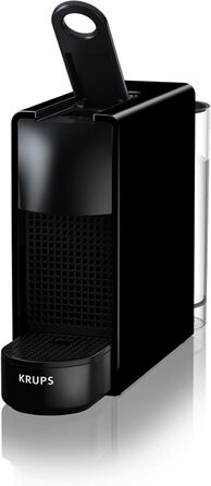 Кавова капсульна машина Nespresso Krups XN1108 Essenza Mini, 19 бар, 1260 Вт, 0,6 л, енергозбереження, чорна, без капучинатора