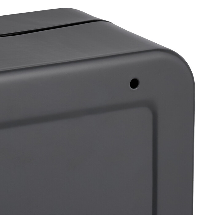 Relaxdays Hand towel holder in anthracite