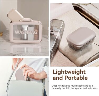 Подорожня мильниця з піддоном для води: мильниця для подорожей, мильниця для ванної кімнати, мильниця для миття рук