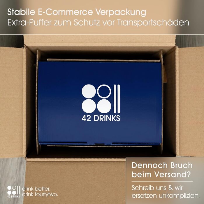 Набір білих келихів 6 шт. об'ємом 420 мл з мікрофіброю – Елегантні келихи для вина та Aperol Spritz – придатні для миття в посудомийній машині, безпечно упаковані, Made in Europe