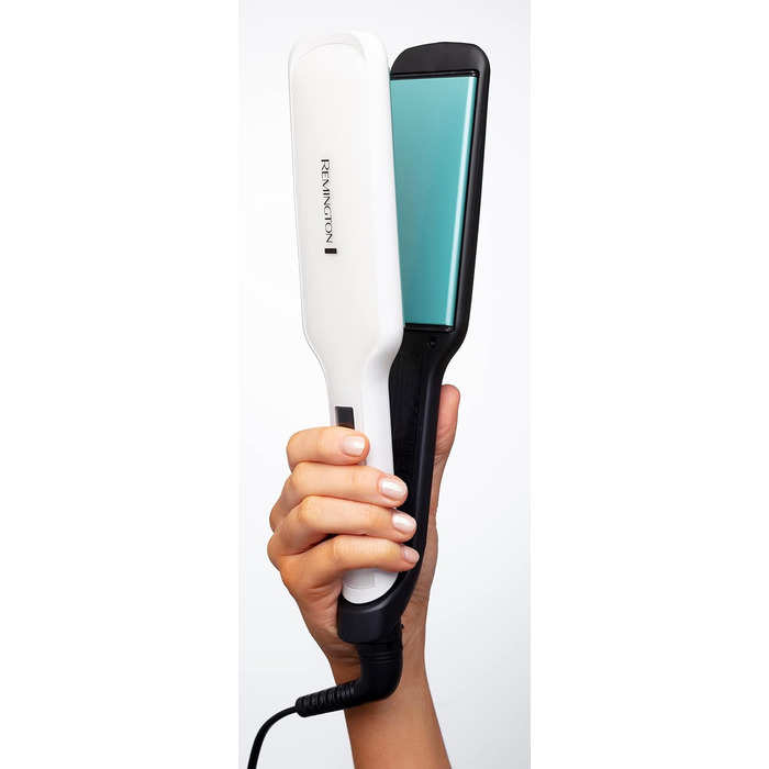 Випрямляч для волосся Remington S8550 Shine Therapy з LCD-дисплеєм: керамічне покриття з аргановою олією та вітаміном E, 150-230°C