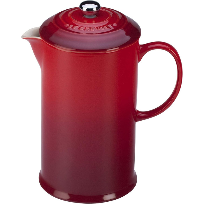 Le Creuset French Press Stoneware, 100 ml, Cherry Red