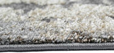 Carpet Dream DESIGNER CARPET Living Room Abstract Natural Tones Anthracite Gray Cream Beige Size 120x170 cm