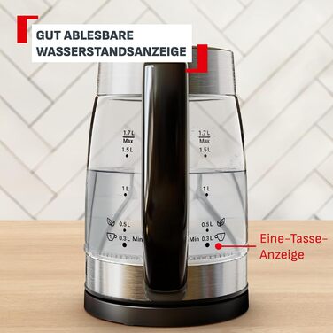 Електричний чайник Tefal KI1R0DE0 зі сталі, 1.7 л, 2200 Вт, з фільтром від накипу та автоматичним вимкненням