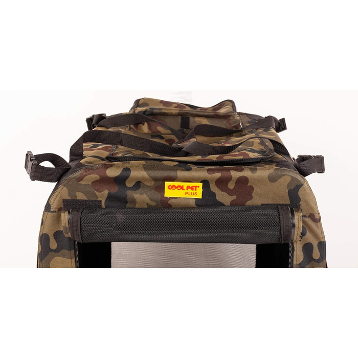 Кія для собак COOL PET, переноска для собак, вольєр для собак 122x79x99 см (камуфляж)