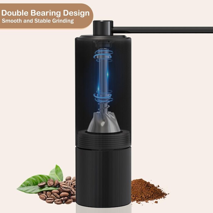 Ручна кавомолка з конічним жорном, 25 г, для Aeropress, French Press, Drip, Еспресо