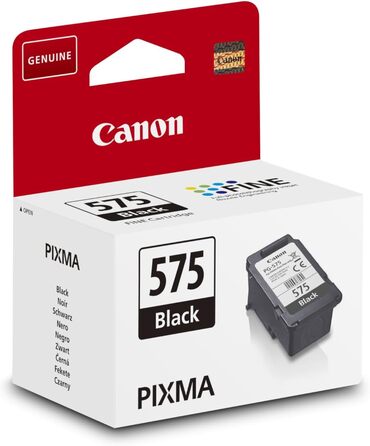 Картридж Canon PG-575 чорний оригінальний, 6.2 мл, на 100 сторінок (набір 2 шт)