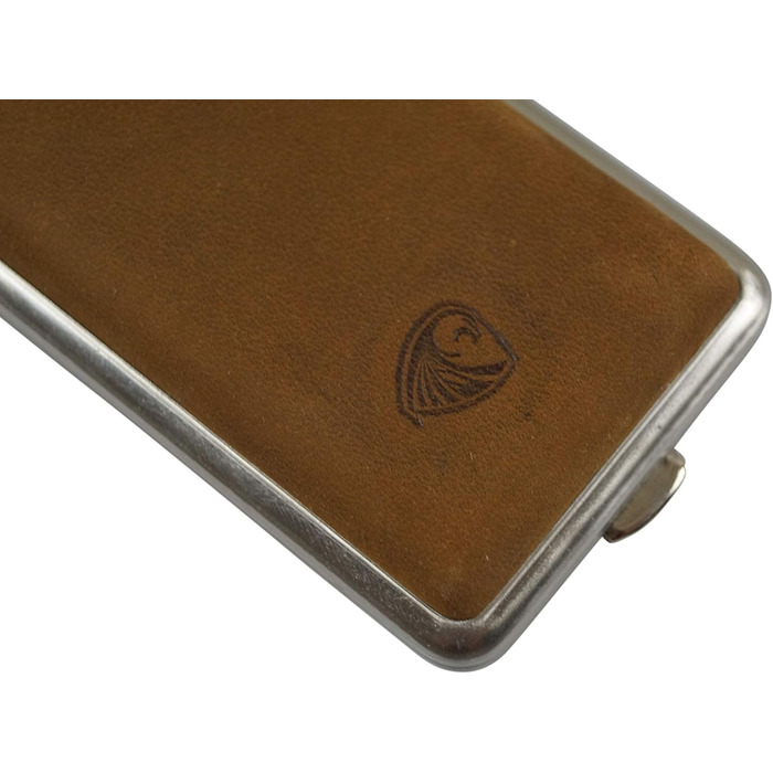 GERMANUS Cigarette Case, Made in Germany, Slim Cowhide, 85 to 100 mm