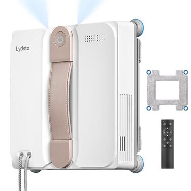 Робот для миття вікон Lydsto WL07Max з розпилювачем, 8000Pa, 4 режими, 110 мл, для кутів, білий
