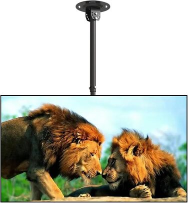 Suptek Height Adjustable TV Wall Mount for LCD LED Plasma Flat Screens - Tilting & Swivel (37-75 inch)