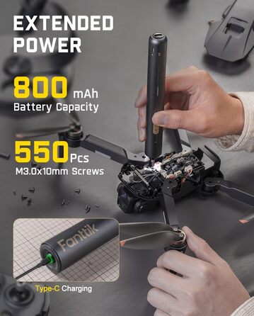 Набір мініатюрних викруток Fanttik E2 Ultra 50 в 1: для ремонту iPhone, ноутбуків, окулярів, годинників