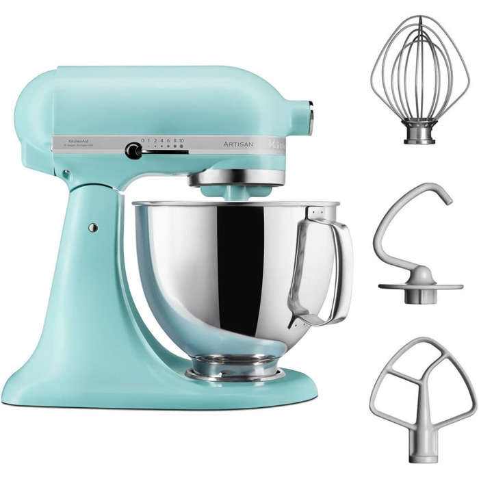 Планетарний міксер KitchenAid Artisan з чашею 4,7 л, колір Mineralwasser