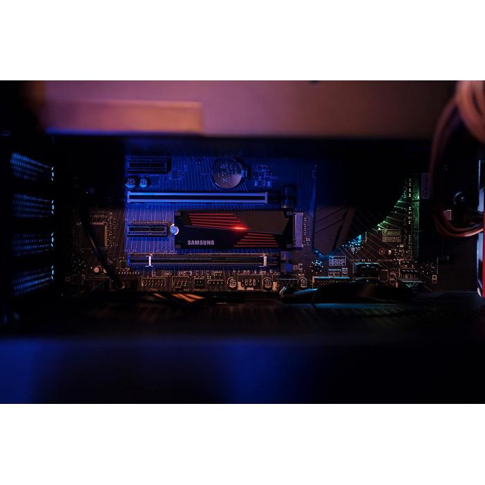 SSD Samsung 990 Pro з радіатором 4TB PCIe Gen4 NVMe 2.0 M.2 - внутрішній накопичувач для ігор, сумісний з Playstation 5