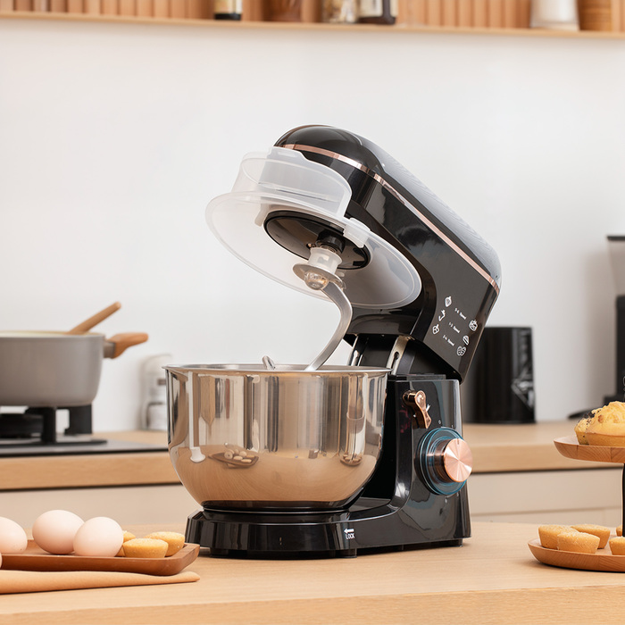 HOMCOM Stand Mixer with 6-Speed Settings and 5.5L Stainless Steel Bowl