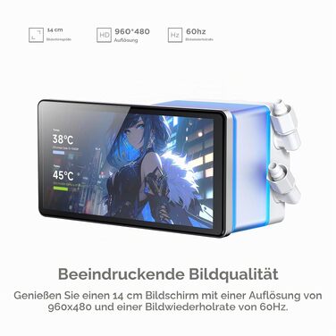 Система рідинного охолодження TZMRIT PF360 AIO 360мм з 5.5