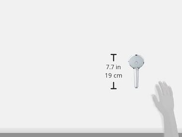 GROHE Euphoria 110 Massage Hand Shower (3 Spray Patterns, Anti-Limescale System, with Spray Dimmer), Chrome, 27221000