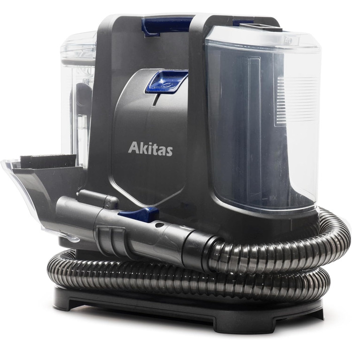 Акіта 600W мийний пилосос для меблів, 2 баки, самоочищення, для видалення плям від тварин, компактний, портативний (X6)