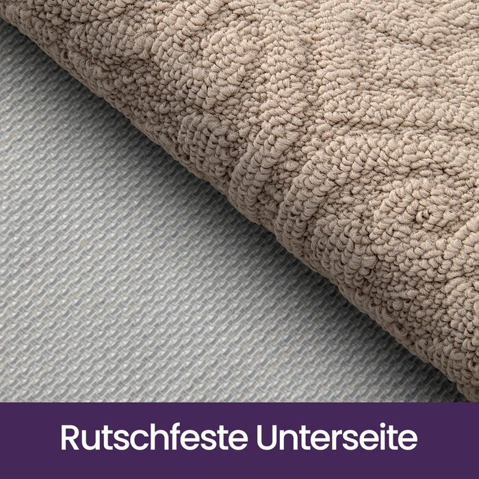 Привітальний килимок DEXI 60x90 см, протиковзаючий та вбираючий килим для входу, передпокою та патіо, бежевий, можна прати