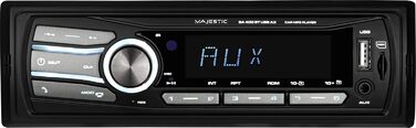 Автомобільна аудіосистема Majestic SA 400 BT USB AX з Bluetooth, MP3/WMA, USB/Micro SD, пульт ДУ, 100 Вт (25 Вт x 4), чорна