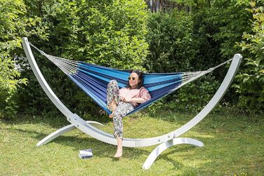 Гамак бразильський Amazonas Santana Blue до 150 кг 200x120 см синій