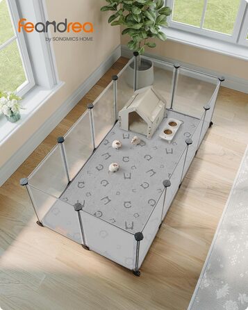 Водонепроникний килимок для собак Feandrea, 2 шт., 122 x 91 см, XL, антиковзаюча, вбираюча, для собак, котів, кроликів, сірий