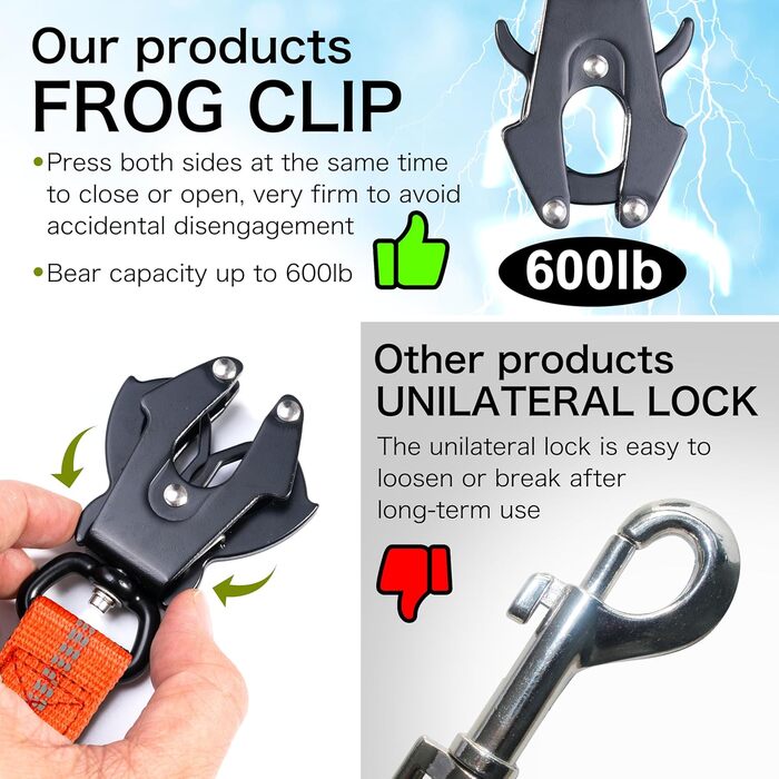 Міцна тактична повідка для собак з карабіном швидкого закриття та світловідбиваючими нитками, 1,2-1,8 м Power-Stretch повідка для середніх та великих собак (Помаранчевий та Чорний)