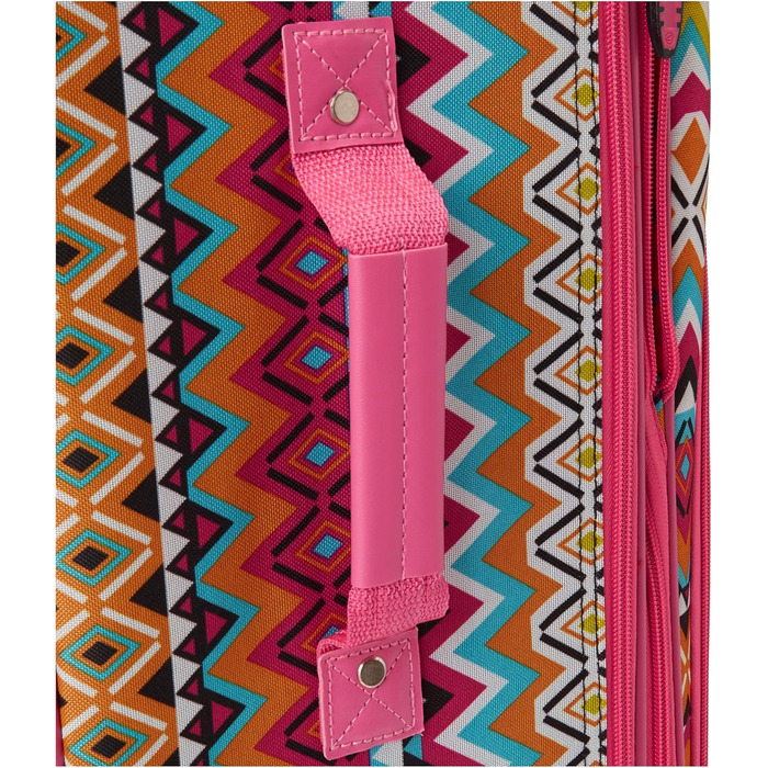 Набір валіз Rockland Escape Softside, 4 шт. (14/19/24/28 дюймів), племінний стиль