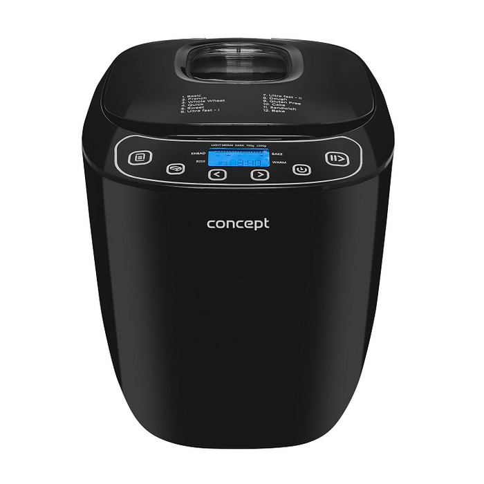 Хлібопічка Concept PC5510, чорна, 550 Вт
