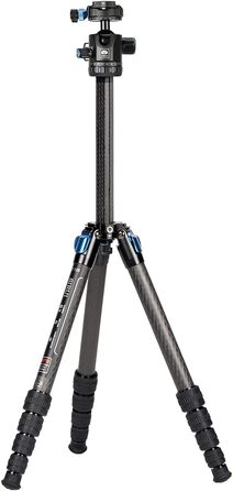 Штатив SIRUI ST-125+ST-10X з відеоголовою для панорамної зйомки, карбонове, для DSLR, 4 секції, 166см, 3кг