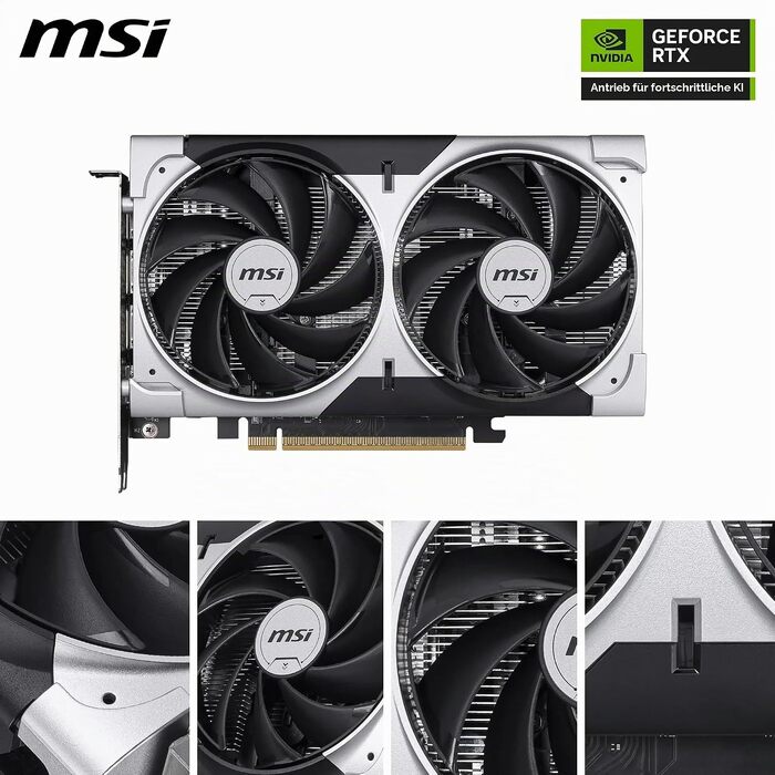 Відеокарта MSI GeForce RTX 5050 VENTUS 2X OC 8GB GDDR6, PCIe 5.0