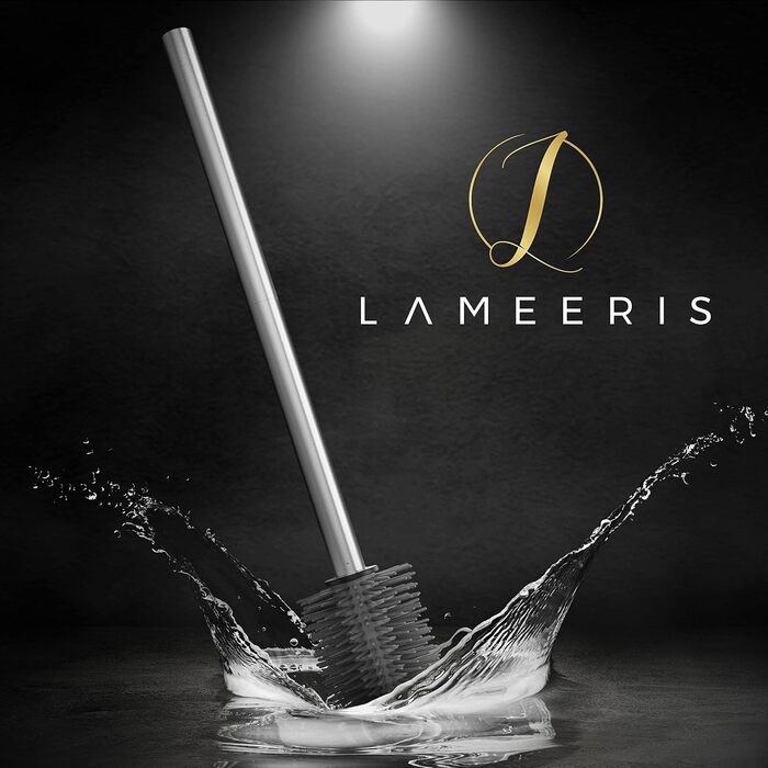 Силіконова щітка для унітазу з тримачем, кріплення на стіну без свердління, швидке висихання, гігієнічна, срібляста