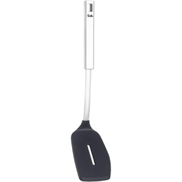 Лопатка кухонна Fissler Original-Profi Collection з нержавіючої сталі та силікону, з прорізами, преміум якість, срібляста