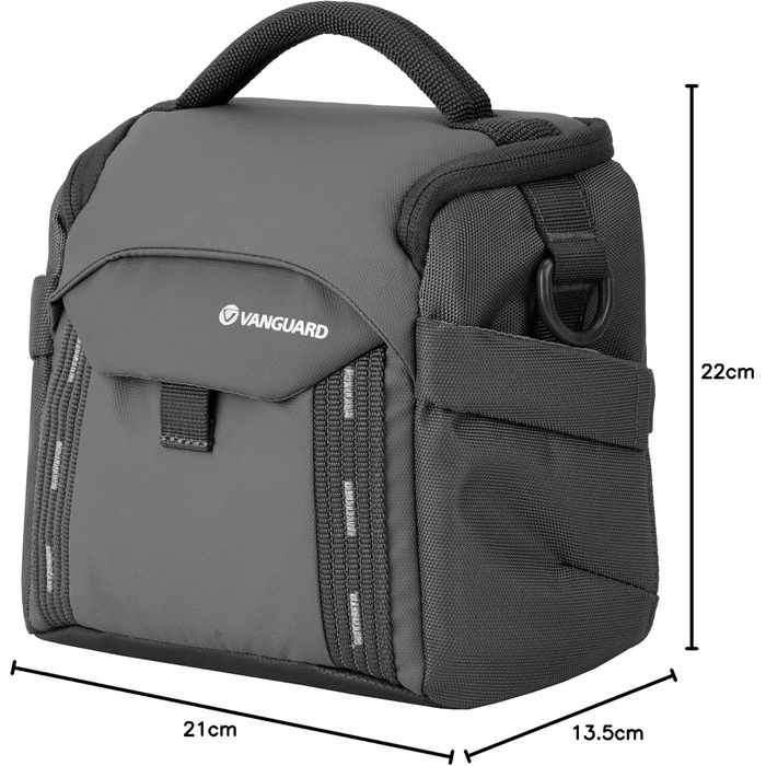 Vanguard Veo Adaptor 24M BK: Сумка на плече для фототехніки, Сірий