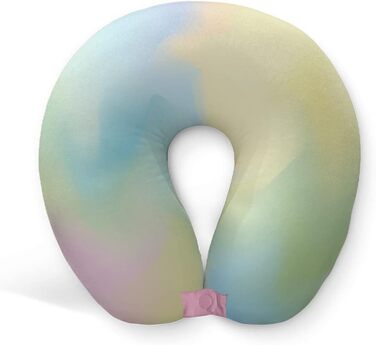 Подушка для подорожей I-TOTAL® з м'якою підтримкою шиї (Rainbow Dream)