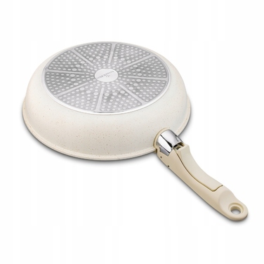 Набір сковорідок Starke Pro бежевий, антипригарне покриття, 4 предмети (20/24/26 см)