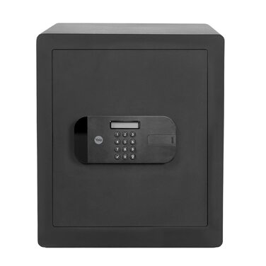 Сейф Yale YSEB400EG1 з електронним кодовим замком та LCD-дисплеєм, сталевий, 38.5 л, висока безпека (відбиток пальця, великий)